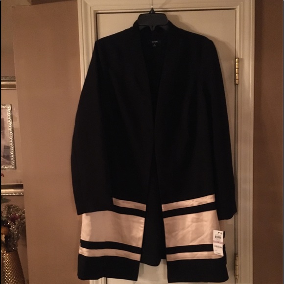 Alfani 2X Black &Tan striped Print Jacket NWT - Picture 4 of 8